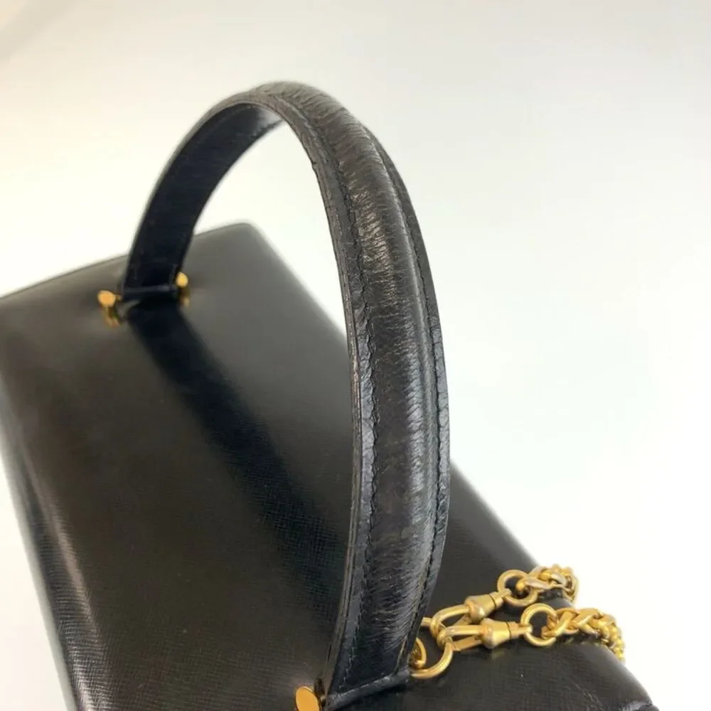 Versace Sunburst Patent Leather Vanity Bag